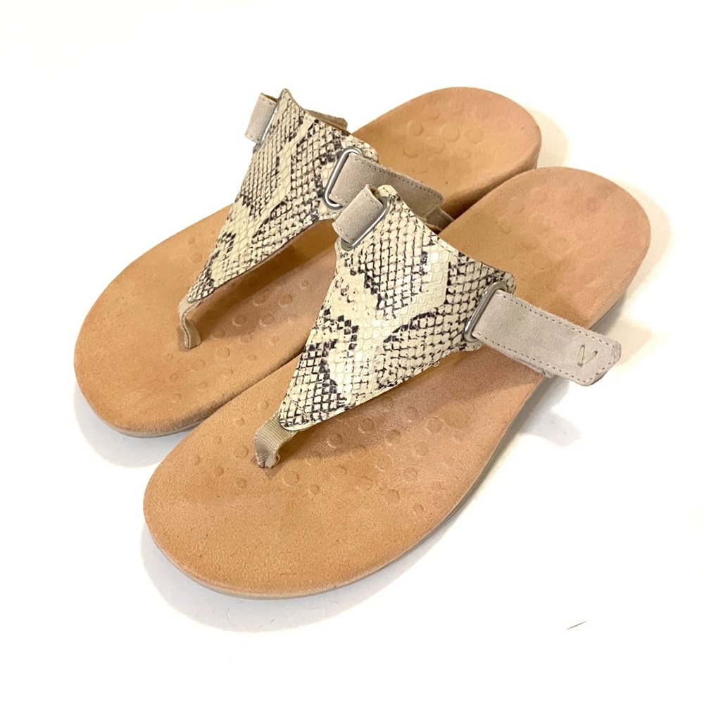 Vionic Wanda Snake Print Sandals - image 1